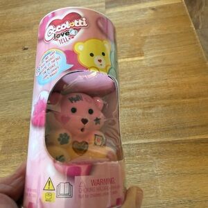Love Tell Pink & Yellow Bear Toy